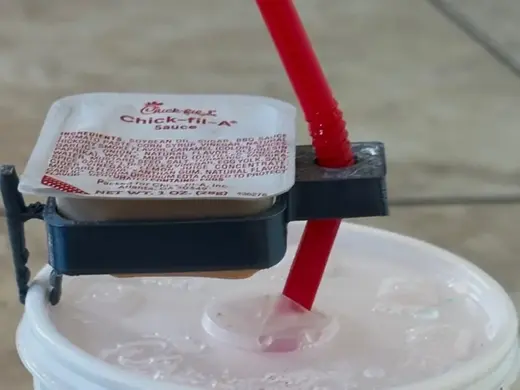 single non - slip CFA sauce holder with clip
