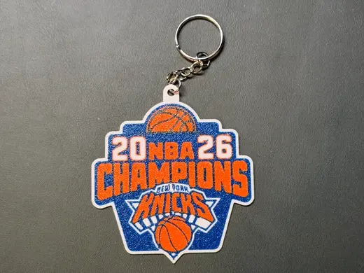 NY Knicks 2026 NBA Champions Keychain