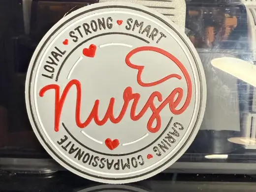 NURSE - LOYAL - STRONG - SMART - CARING COASTER