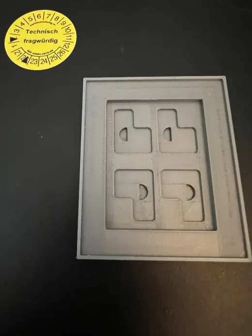 modded Wiper tray and mold for 4 trays