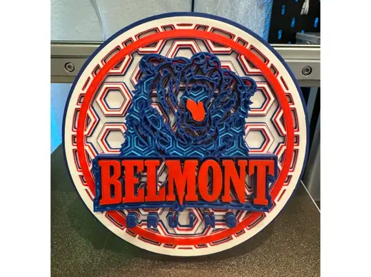Belmont University Bruins Dimensional Mosaic
