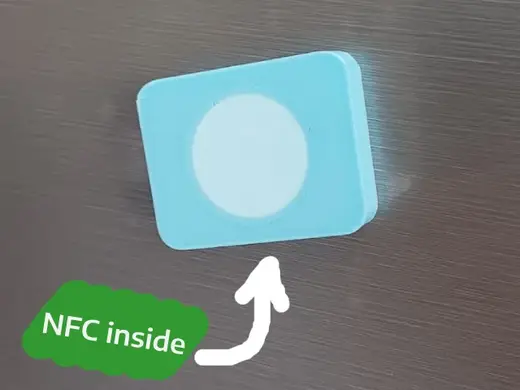 NFC/RFID Tag magnet (Google Reviews)