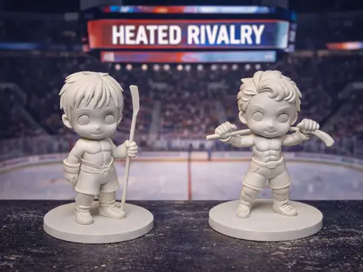 Heated Rivalry – Shane & Ilya Chibi Figurines