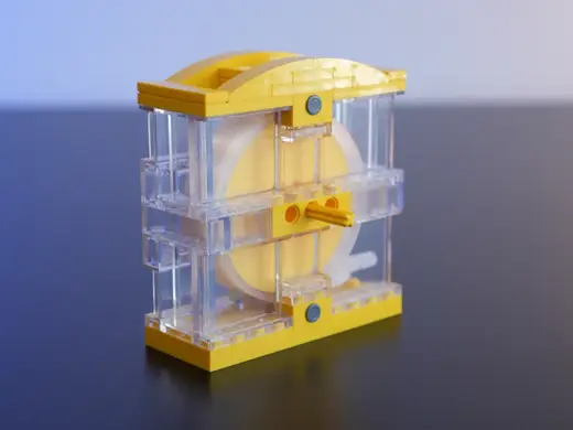 Medium Tesla Turbine for 'Building Bricks'