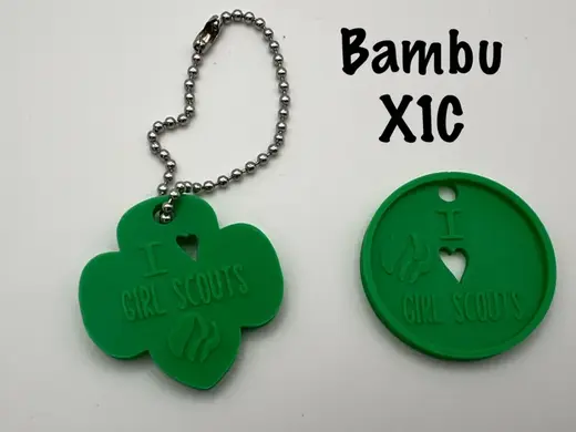 Girl Scout coin or emblem for backpacks