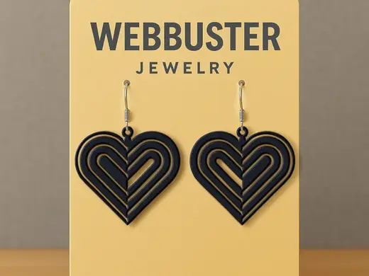 Heartwave of Love Earrings