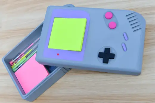 Game Boy post it holder and organizer