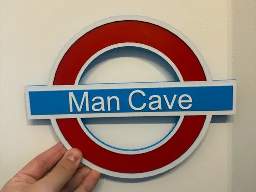Railway - London - Underground customisable sign