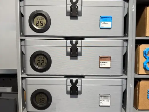 Stackable Filament Dry Box–Shelf-Sized Storage 2.2