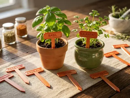 Copper Shimmer 3D Printed Herb Markers