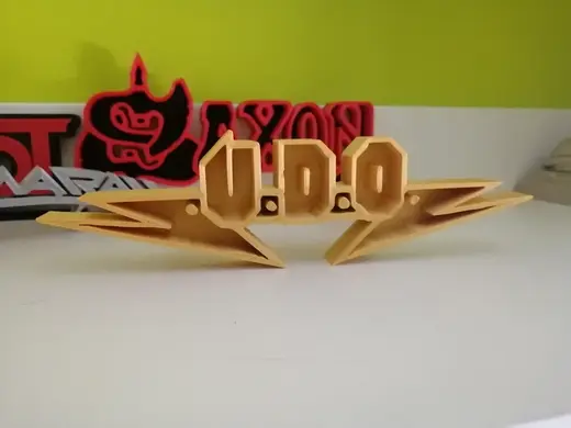 udo heavy metal band rock logo