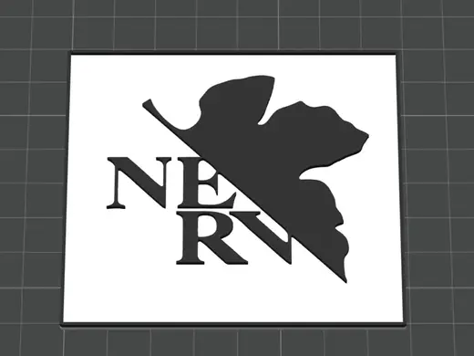 EVA新世纪福音战士 NERV logo摆件(12g 25分钟)