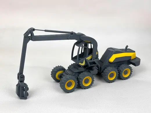 PONSSE SCORPION KING tree harvester- fully 3Dmodel