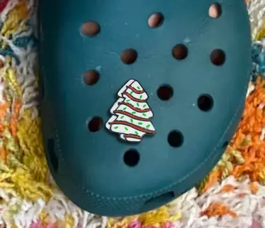 Christmas Tree Cake Croc Shoe Charm (Jibbitz)