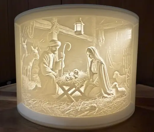 Nativity with Mary Joseph & Baby Jesus