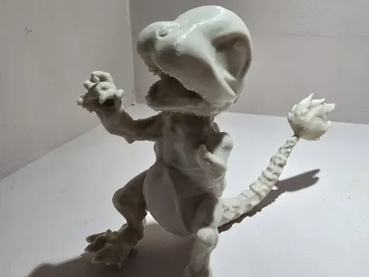 Pokémon Charmander Zombie & Skeletal body