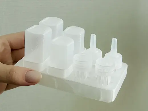 drying the medicine bottles