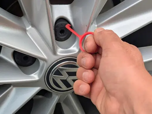 VW Wheel Lug Nut Cap removal tool