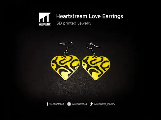 Heartstream Love Earrings