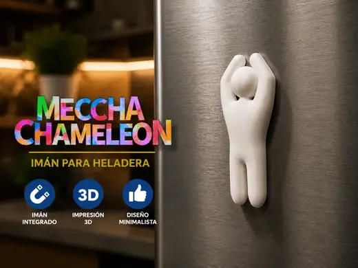 MECCHA CHAMELEON FIGURA 1 | CON AGUJERO PARA IMAN