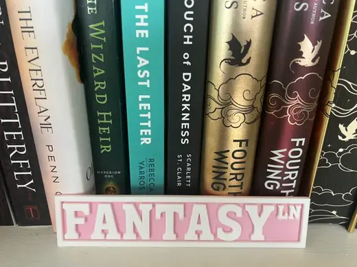 Bookshelf Sign – Fantasy Ln – Street Sign