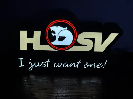 Holden: HSV - I Just Want One - Light Up Sign