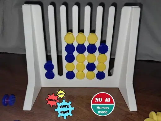 Tactile 4 in a row game for the blind