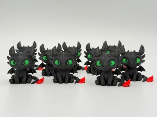 Toothless – Cute Night Fury from Dragon Trainer