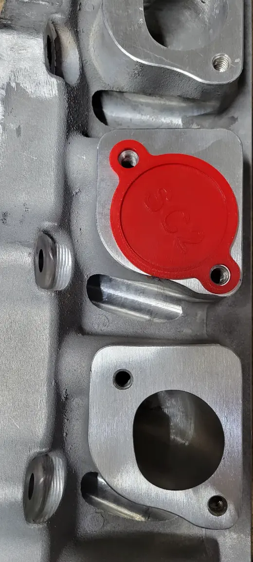 SBF SC2 Cylinder Head Exhaust Port Cover