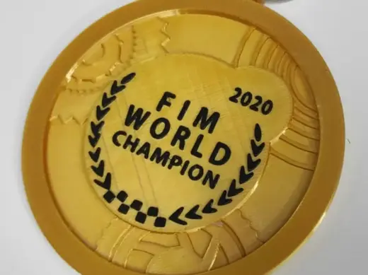 Medaglia Medal FIM World Champion 2020