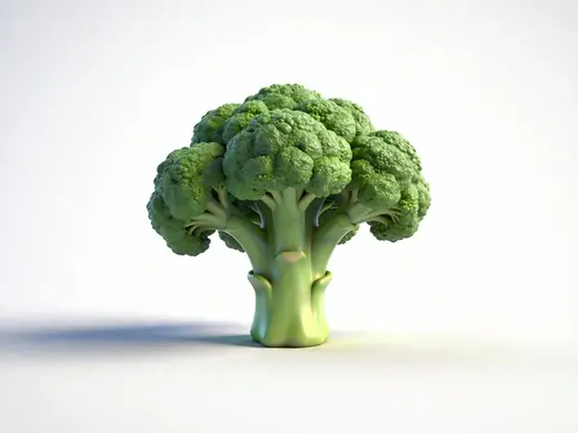 西蓝花-蔬菜微缩食玩系列-儿童过家家涂色玩具