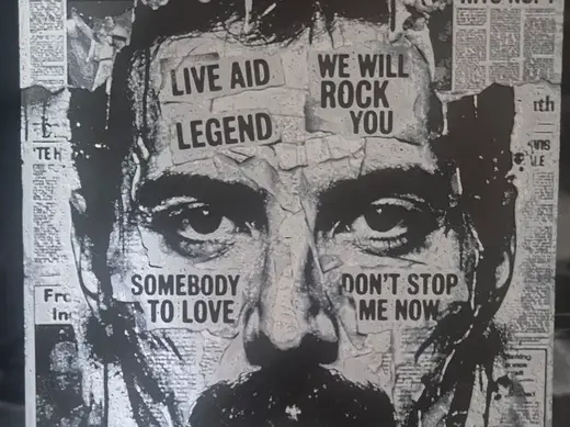 Freddy Mercury newspaper hueforge
