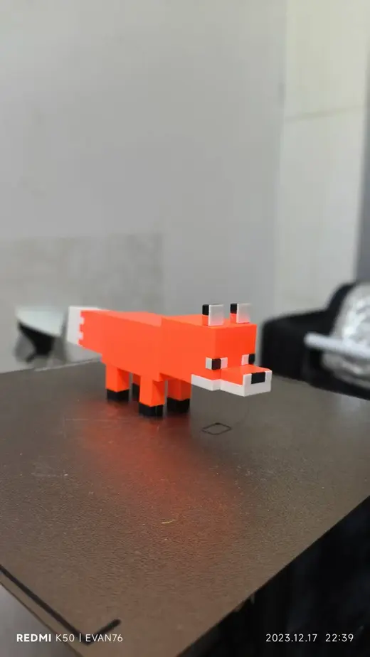 站立的我的世界狐狸/stand minecraft fox