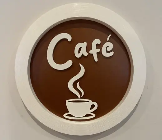 café wall art