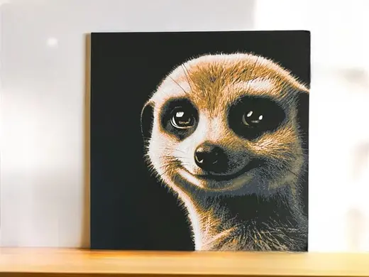 HueForge - kind Meerkat / freundliches Erdmännchen