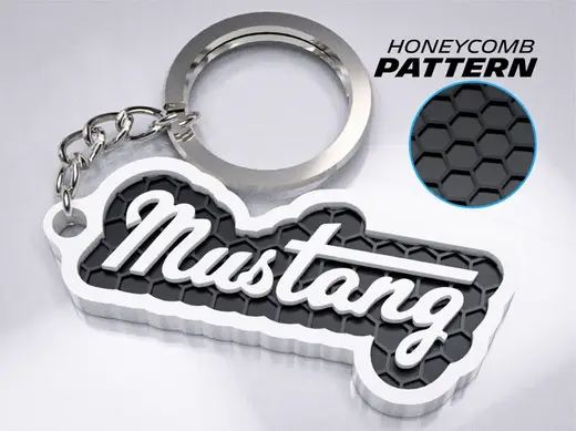 Ford Mustang Keychain