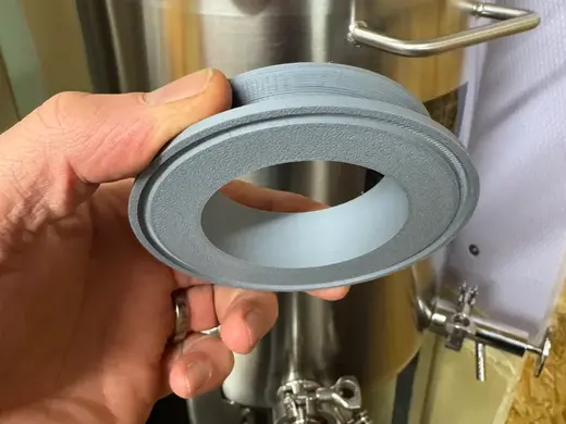 Tri-Clamp Reduzierstück von 3" auf 2,5"