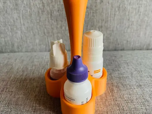 TearDrop Trio: Eye Drop Bottle Holder & Adapters