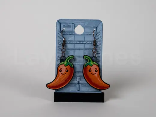 Chili Pepper Earrings - Happy Food Series