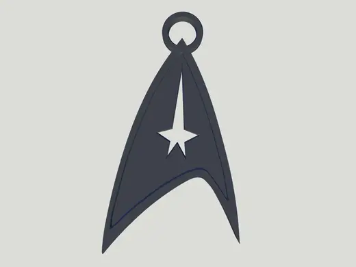 Star Trek Delta Pendant Charm