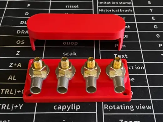 Battery Stud Distibution Block 4 Stud M8