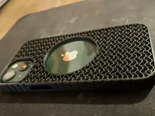 iPhone 13 open case - Carbon filament PA12-CF15