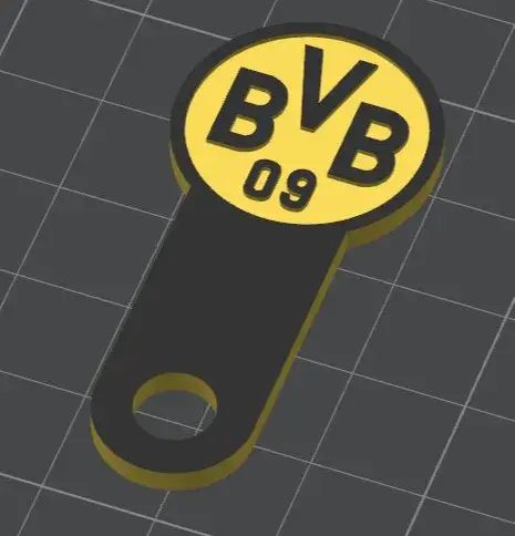 Shopping Cart Chip BVB Dortmund Logo Einkaufswagen