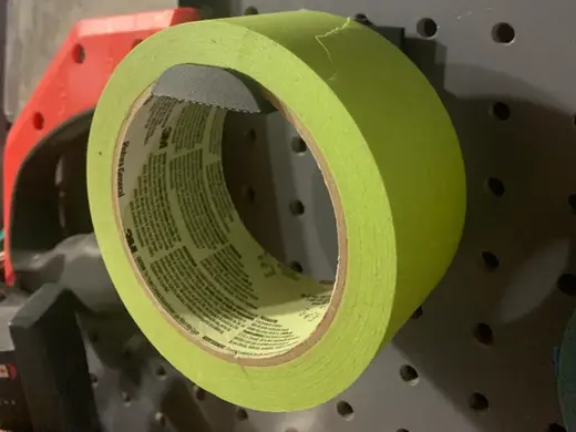 Pegboard Tape Holder