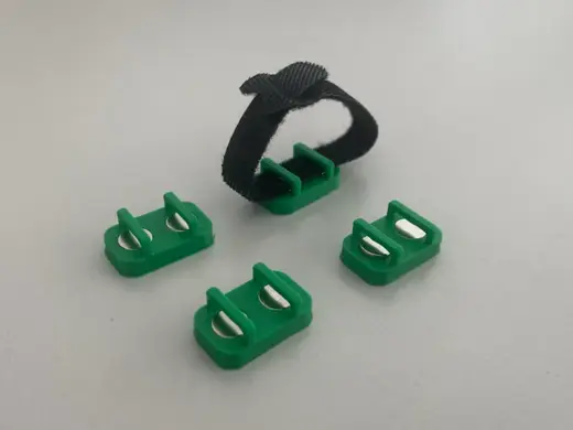 Magnet ziptie holder
