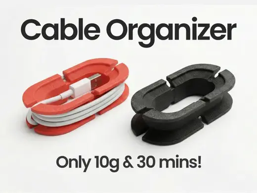 Cable Organizer & Charging Cord Winder