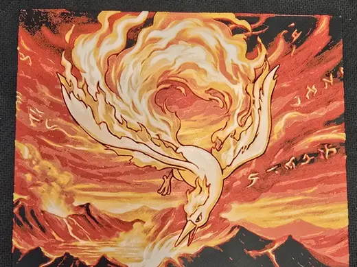 Moltres – Legendary Pokémon | 4-Color 15x15cm