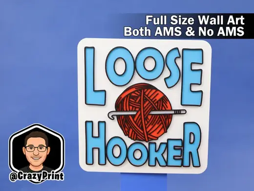 LOL Funny Knitting / Yarn Wall Art / SIgn -No AMS