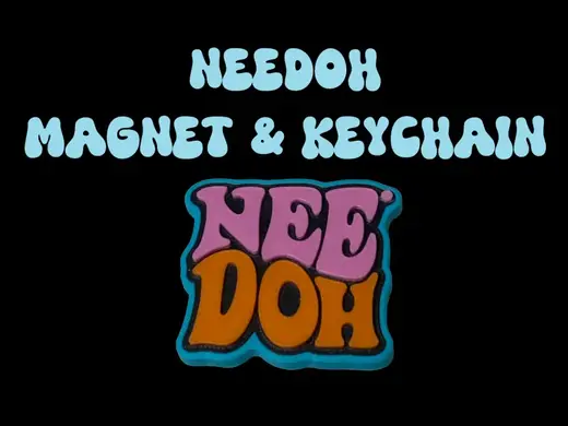 NeeDoh Magnet and Keychain