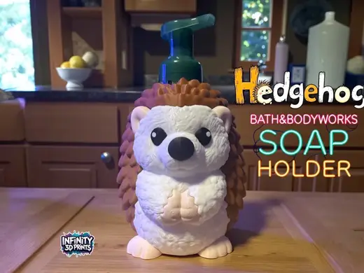MULTIPART HEDGEHOG-BATH & BODYWORKS SOAP HOLDER